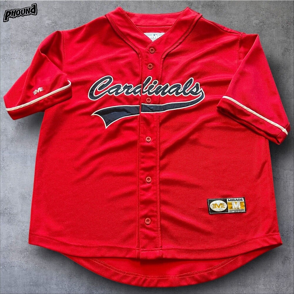 Mark Mcgwire #25 Vtg Cardinals Jersey M Genuine MIRAGE